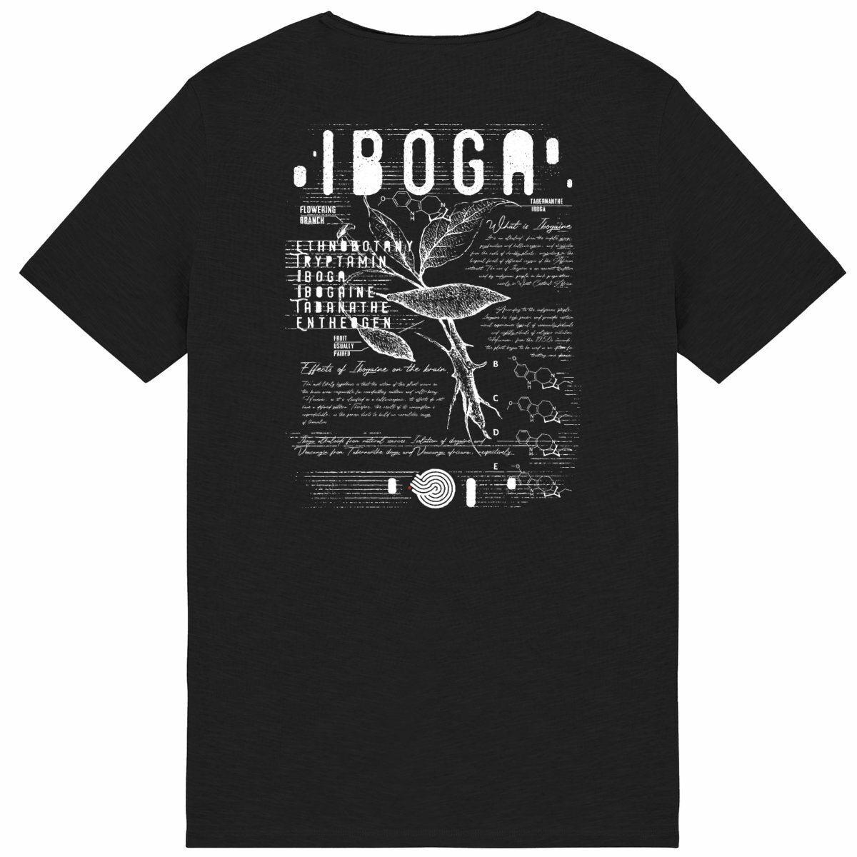 Iboga Plant Organic Men's slub T-shirt