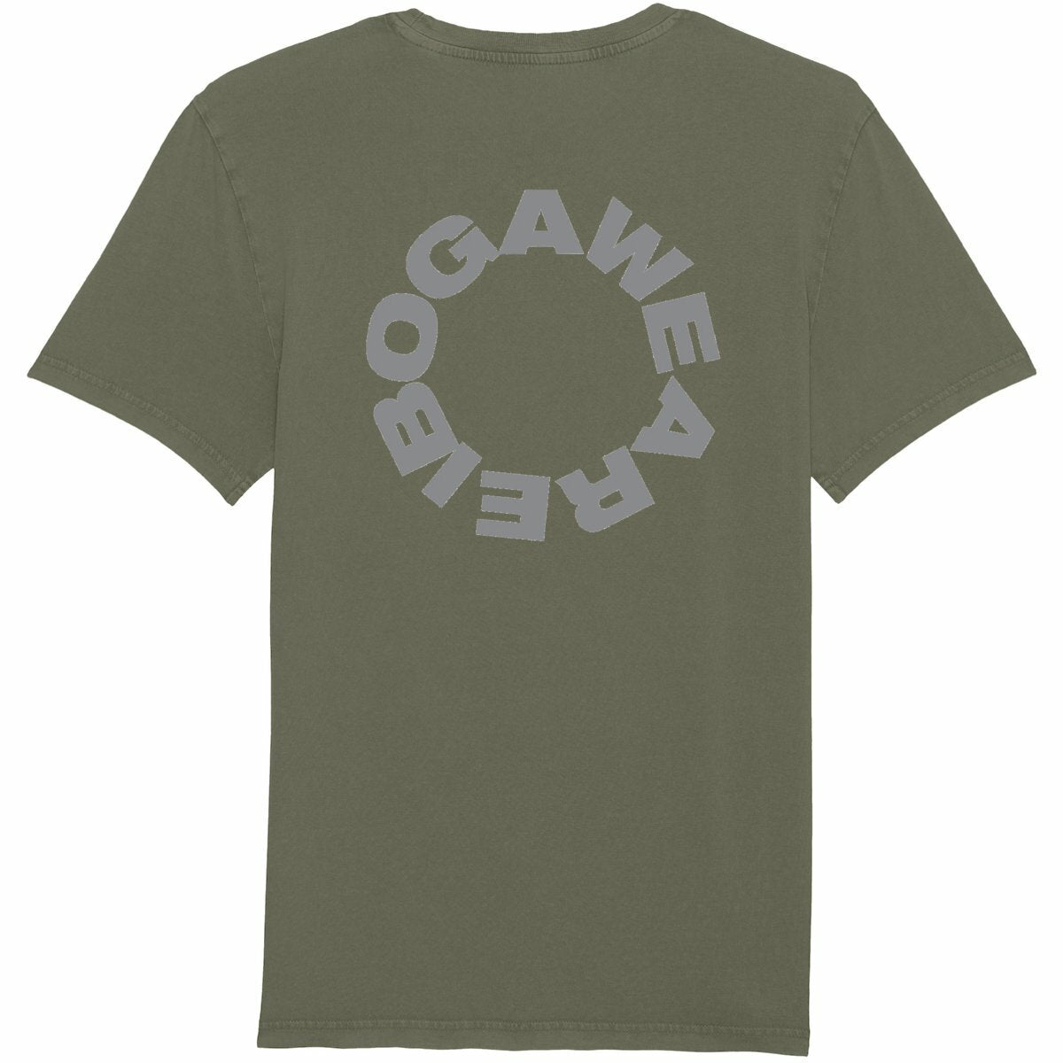 Vintage Organic Iboga T-shirt - back_khaki