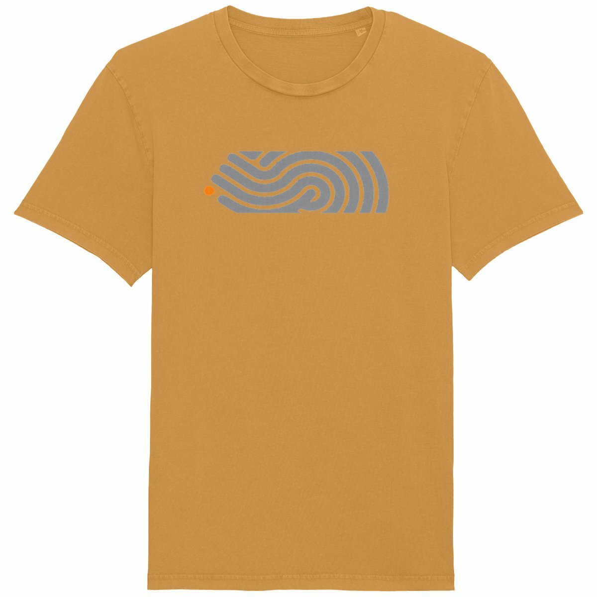 Vintage Organic Iboga T-shirt - front_yellow