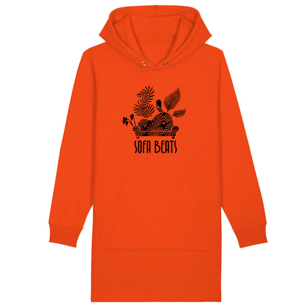 Sofa Beats Organic Hoodie Dress